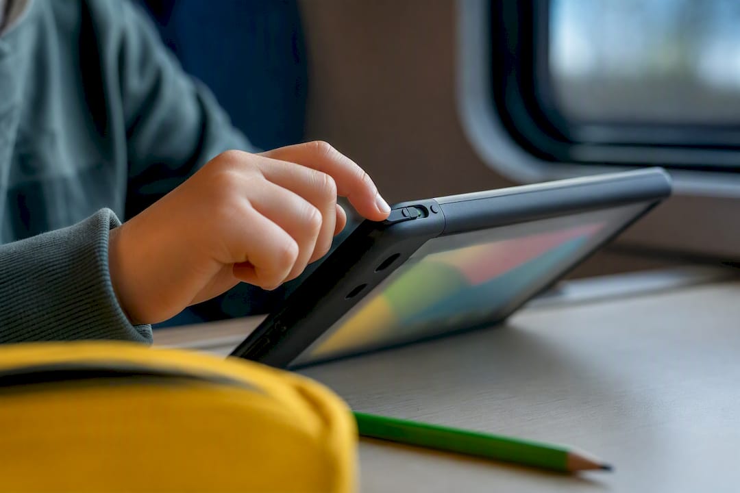 Kind schakelt de offline modus in