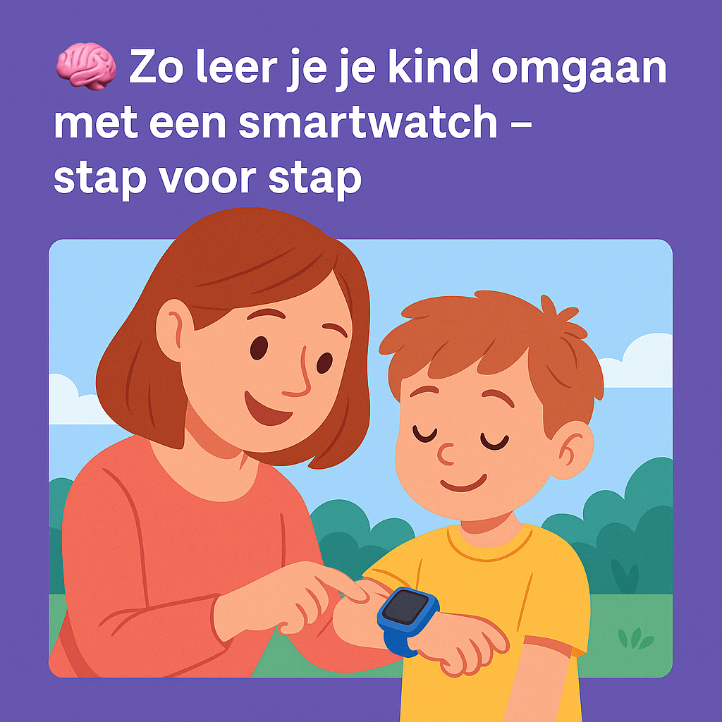 🧠 Zo leer je je kind omgaan met een smartwatch – stap voor stap
