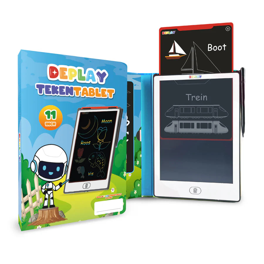Educatief speelgoed bundel: Tekentablet 8', Tekentablet 11', Praatkaarten en gespreksstarters