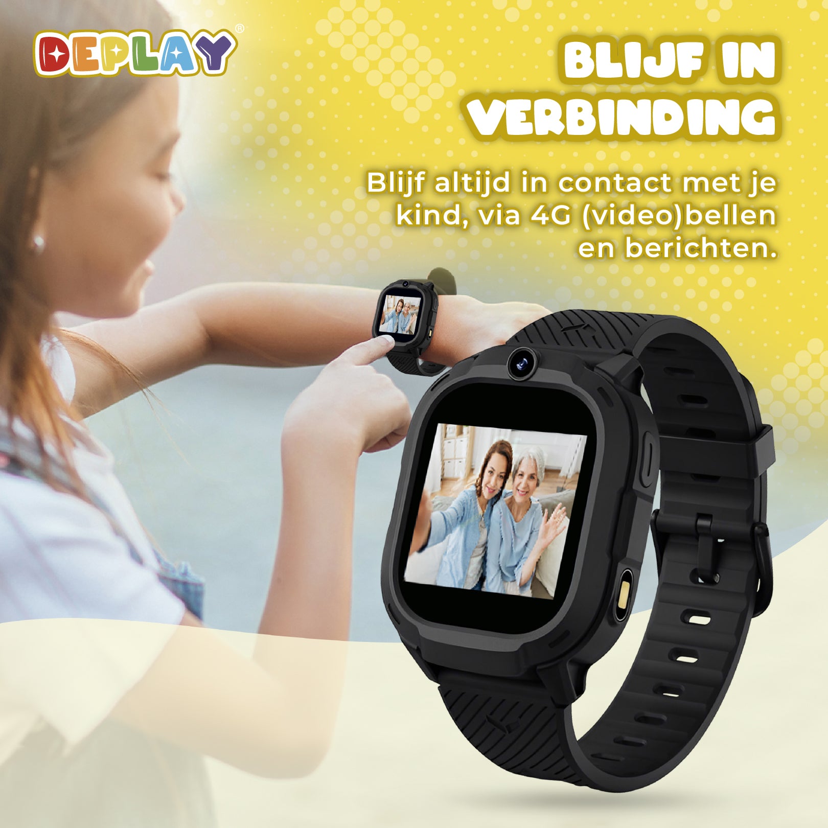 DEPLAY 4G KidsWatch Explorer | 4-8 jaar | GPS Horloge Kind
