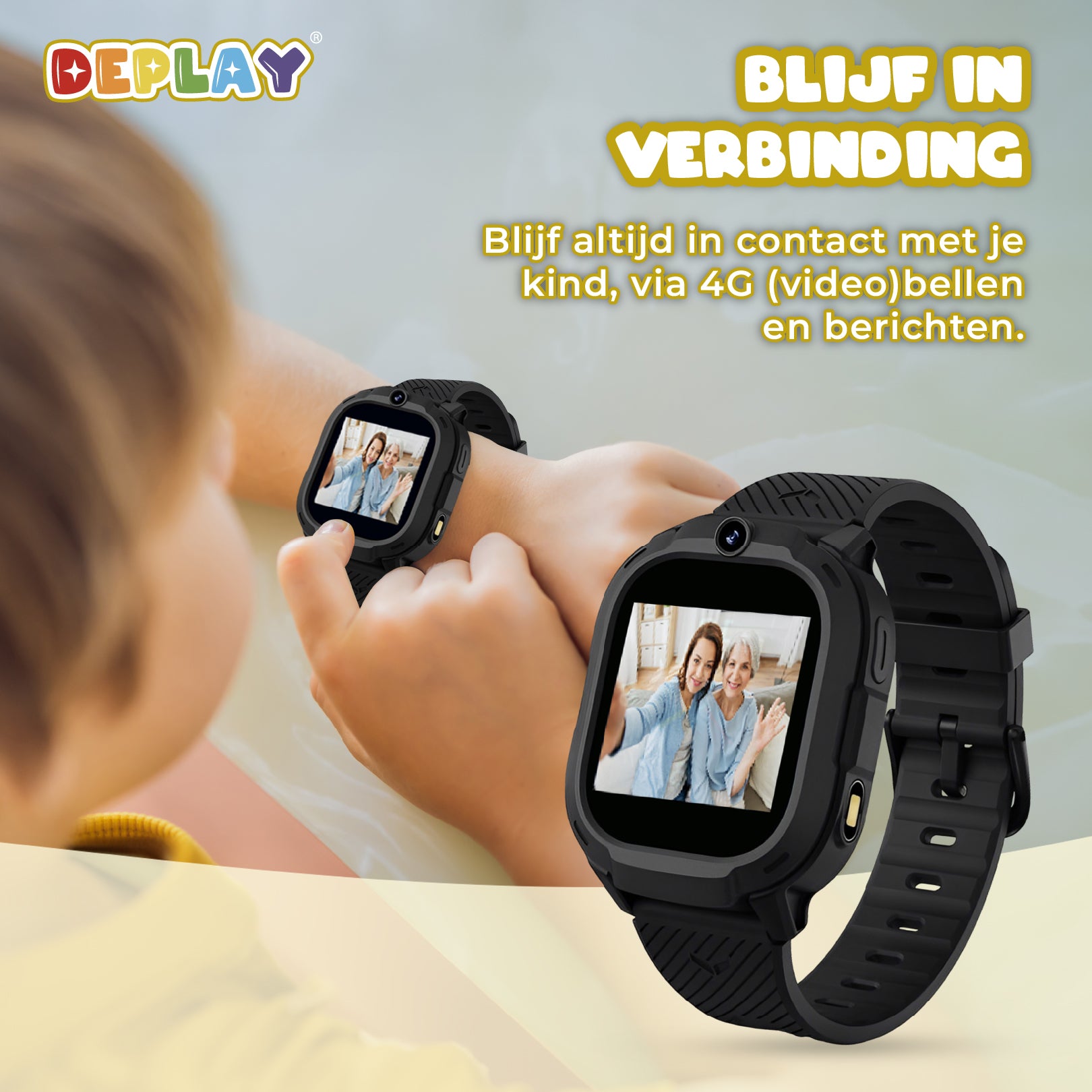 DEPLAY 4G KidsWatch Explorer | 4-8 jaar | GPS Horloge Kind