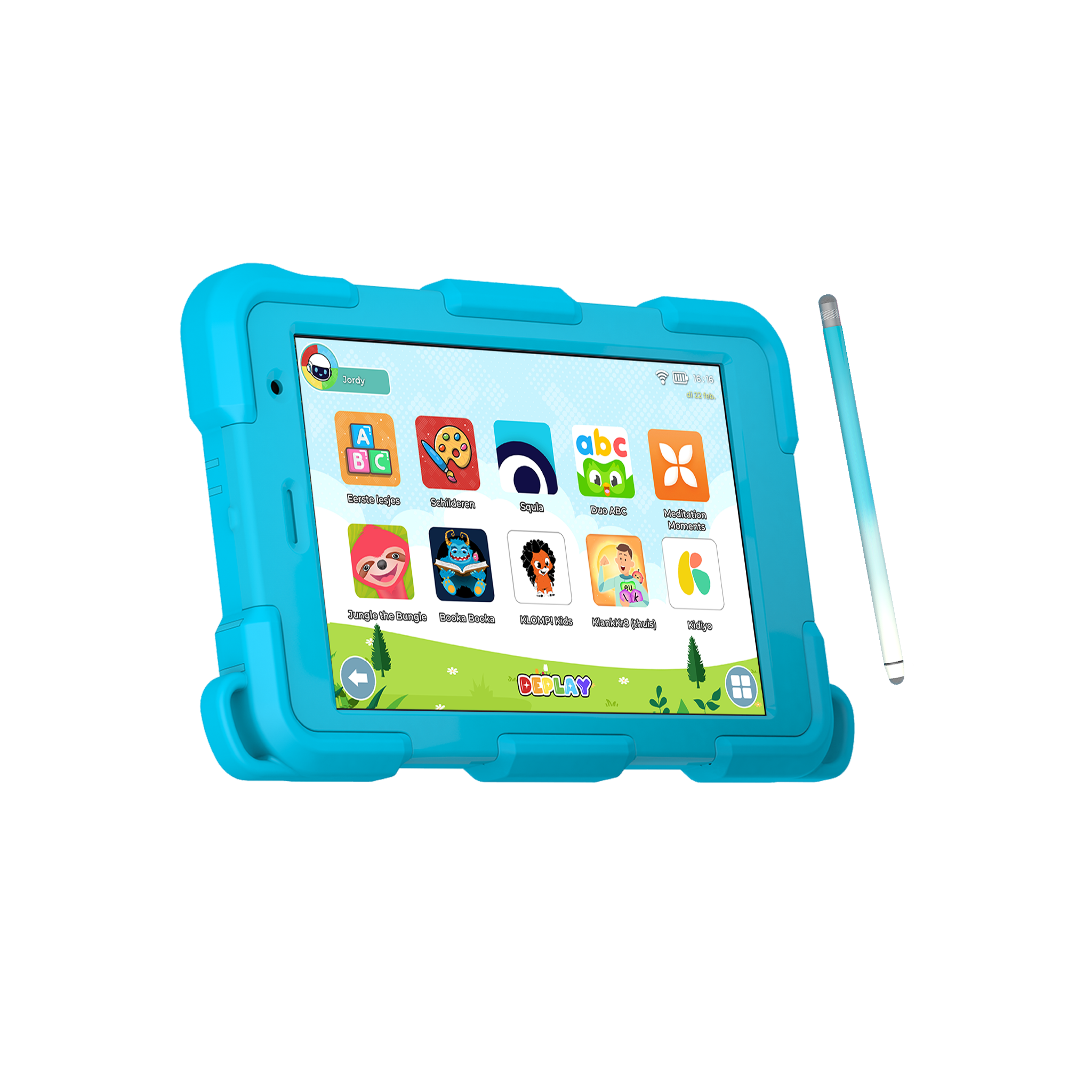 DEPLAY Kids Tablet SMART 5 | Beste Kindertablet | Blauw of Roze