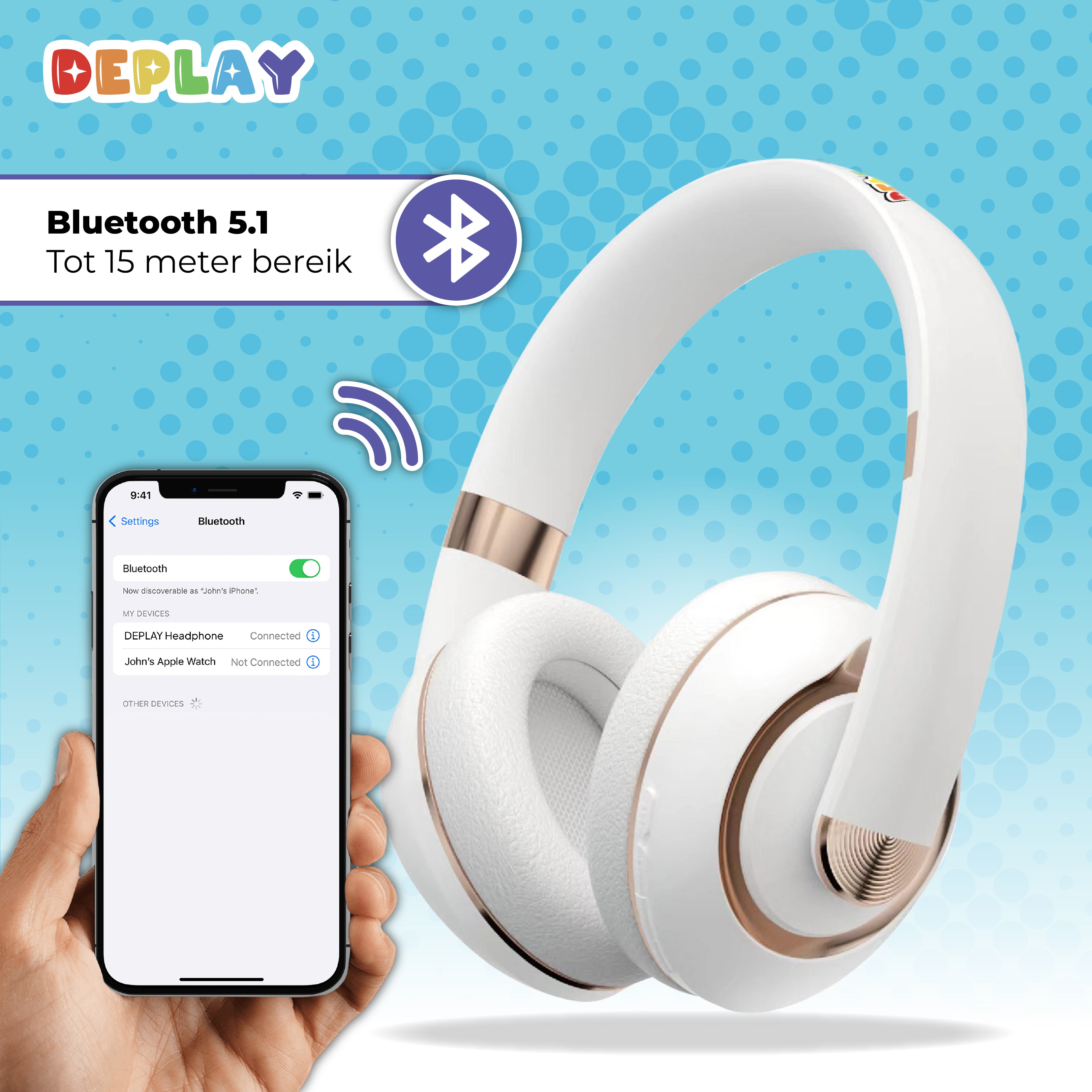 DEPLAY Headphone - Wit