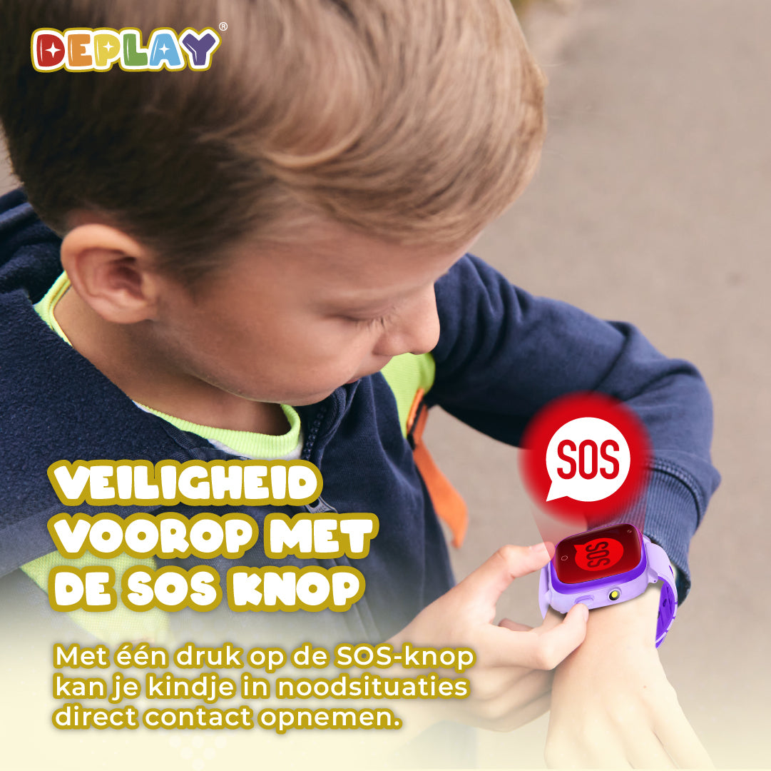 DEPLAY 4G KidsWatch Hero | 8-12 jaar | GPS Horloge Kind