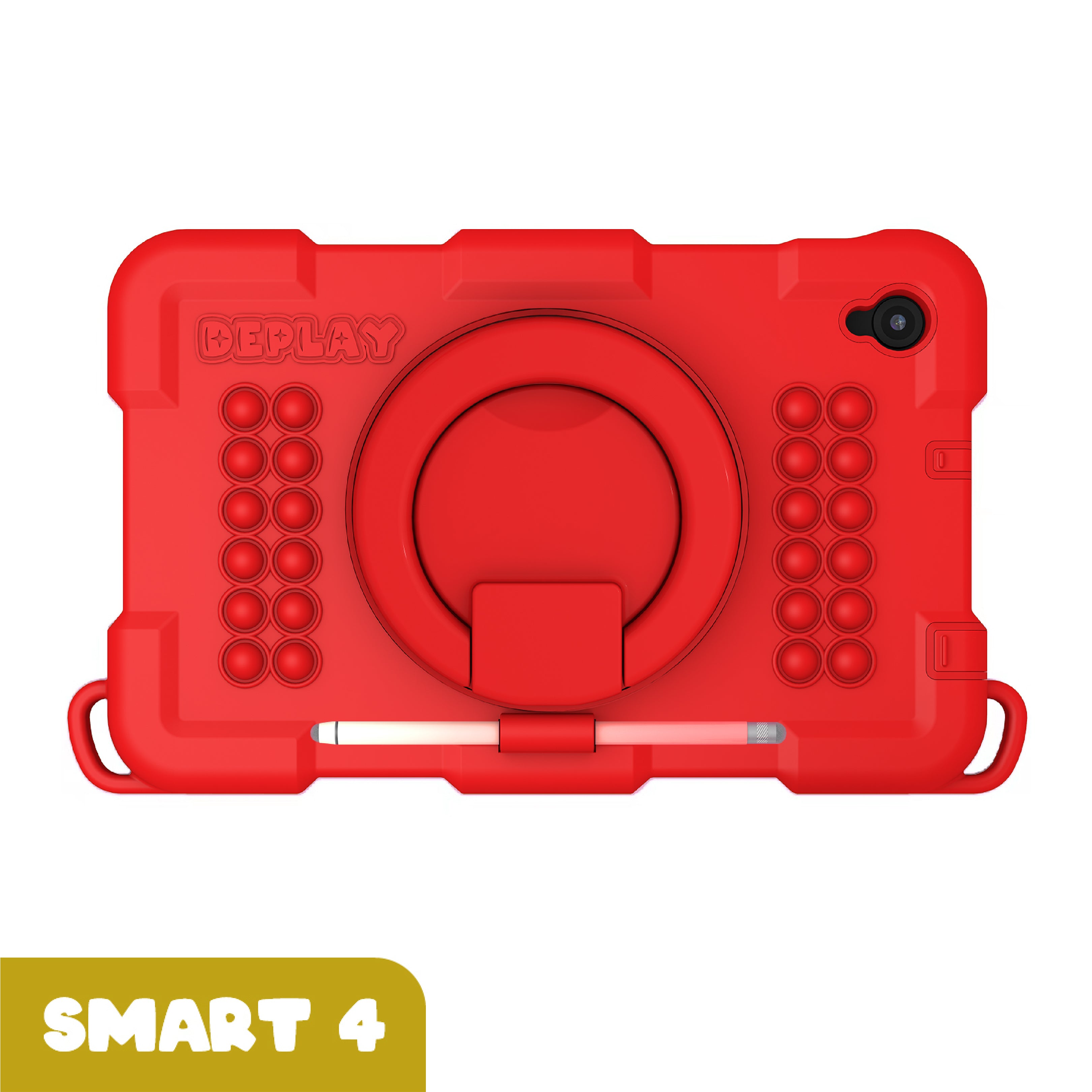 DEPLAY Kids Tablet Beschermhoes SMART 4 - Rood