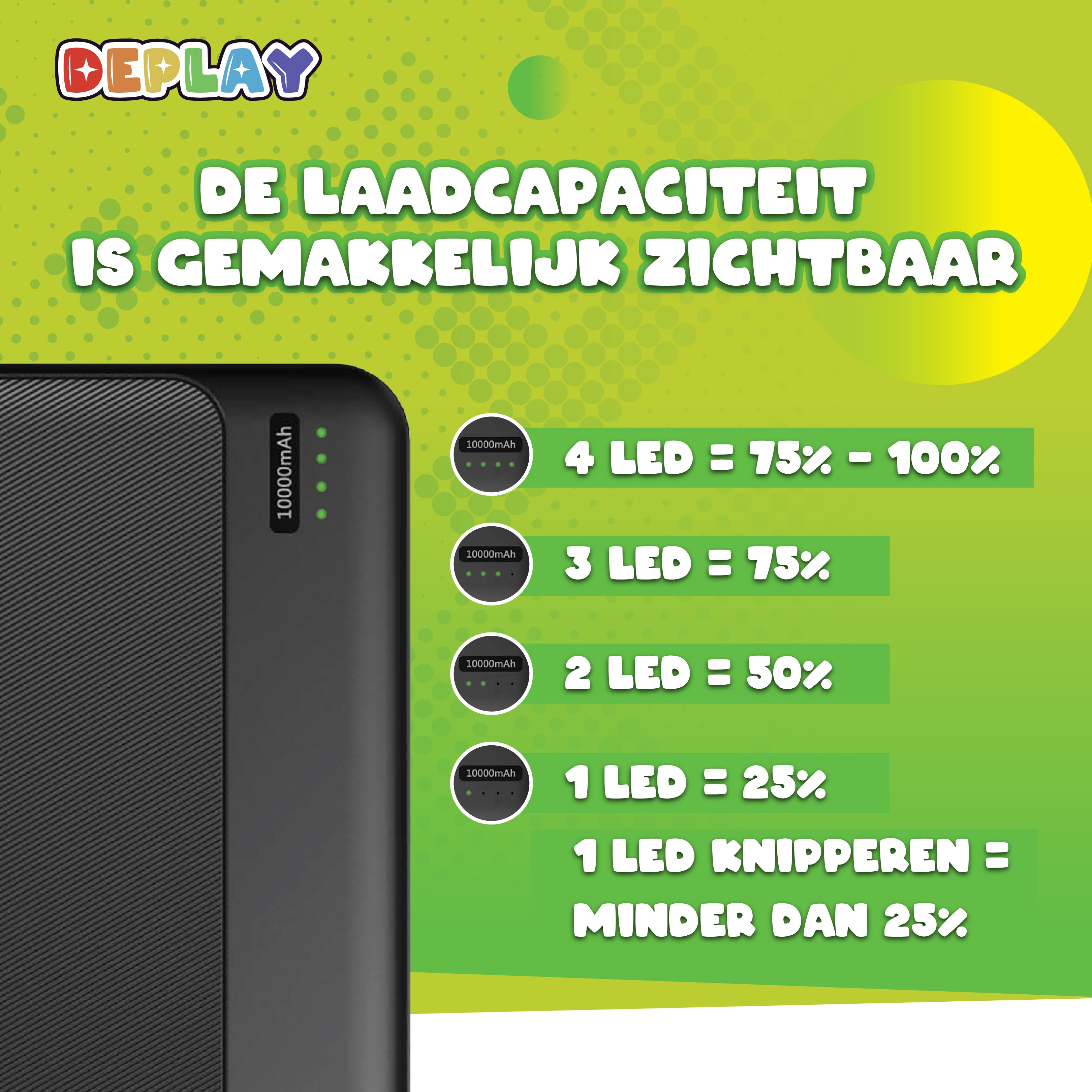 DEPLAY Powerbank 10k
