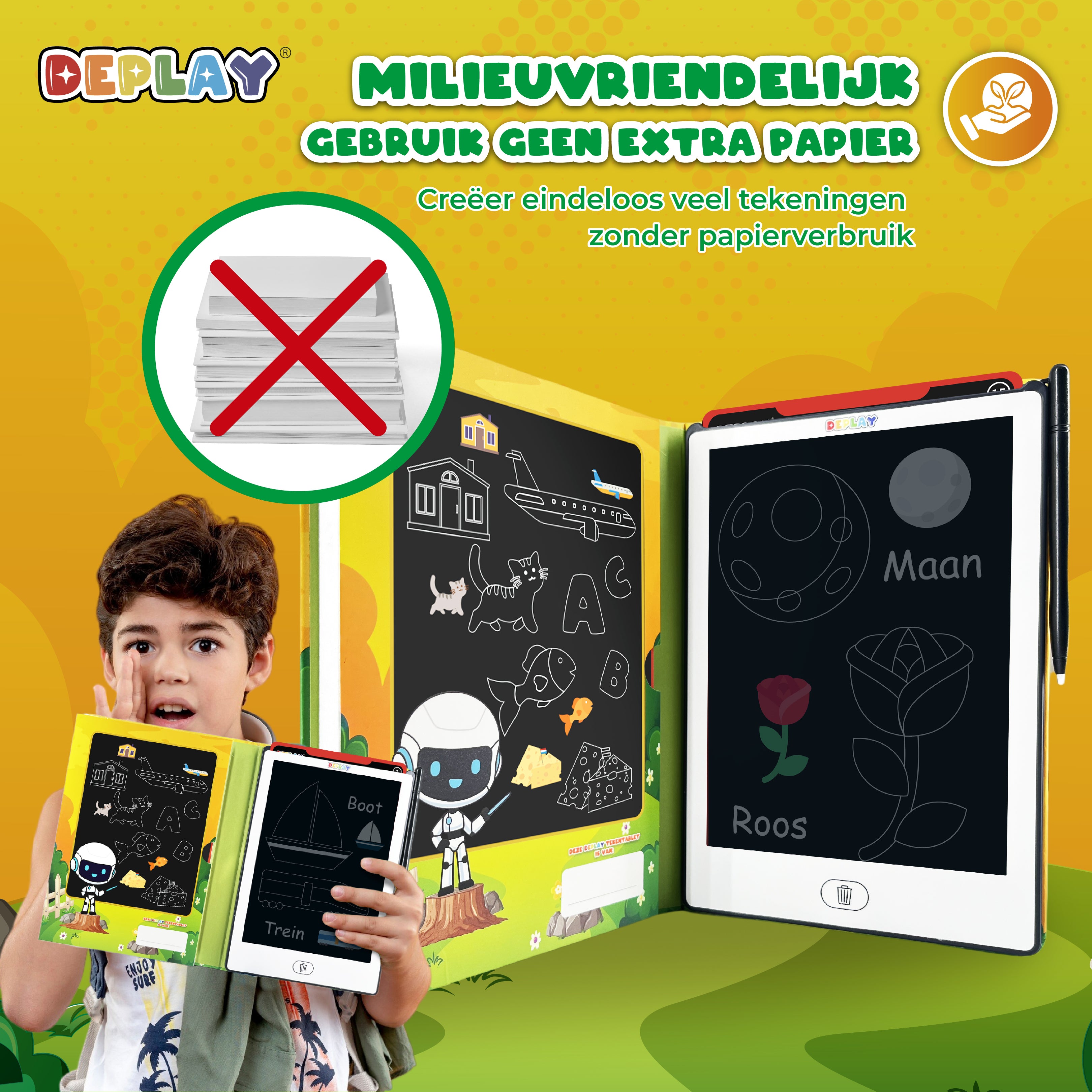 DEPLAY Tekentablet 8' | 3-8 Jaar