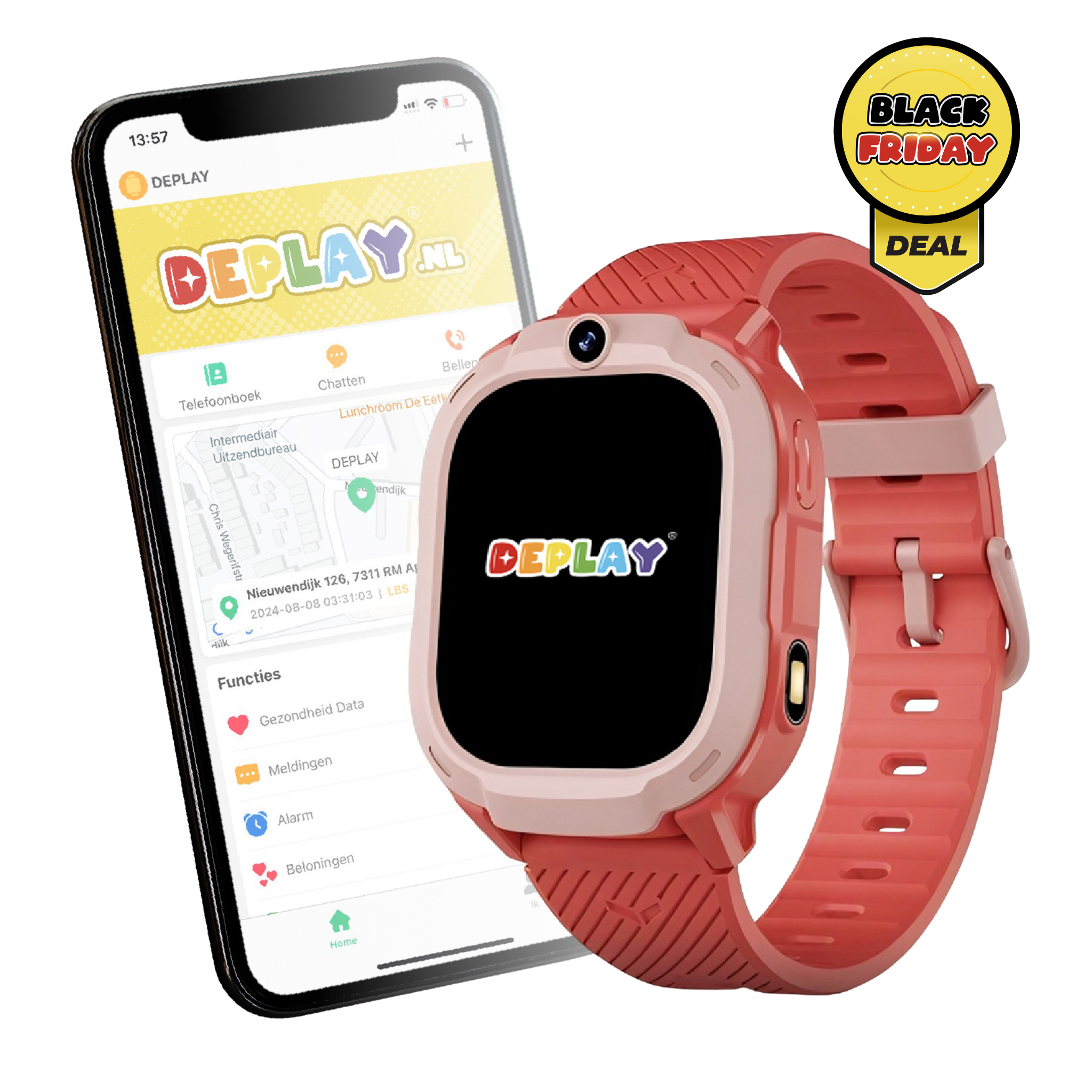 DEPLAY 4G KidsWatch Explorer | 4-8 jaar | GPS Horloge Kind