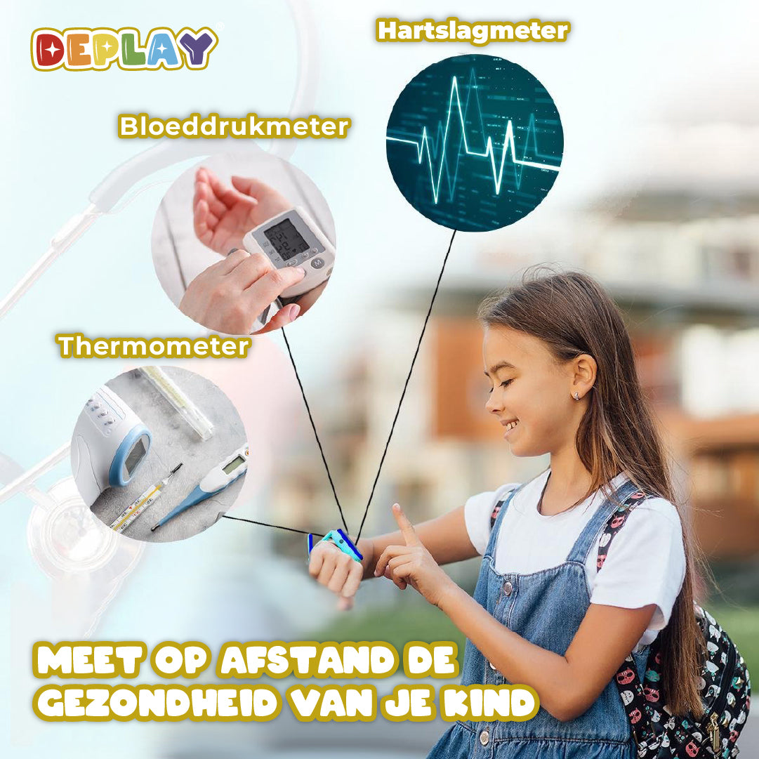 DEPLAY 4G KidsWatch Hero | 8-12 jaar | GPS Horloge Kind