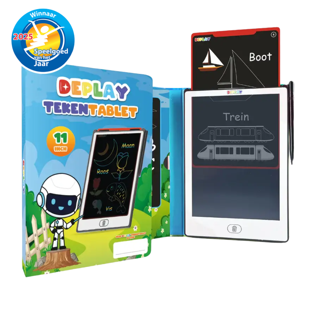 Educatief speelgoed bundel: Tekentablet 8', Tekentablet 11', Praatkaarten en gespreksstarters