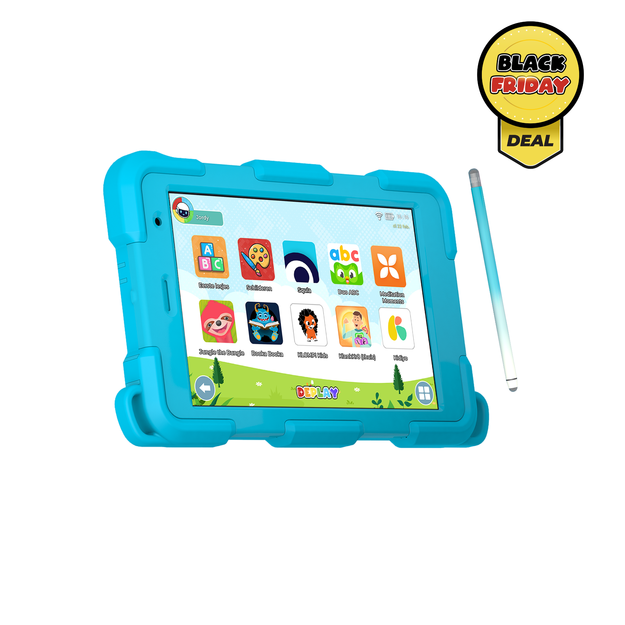 DEPLAY Kids Tablet SMART 5 | Beste Kindertablet | Blauw of Roze