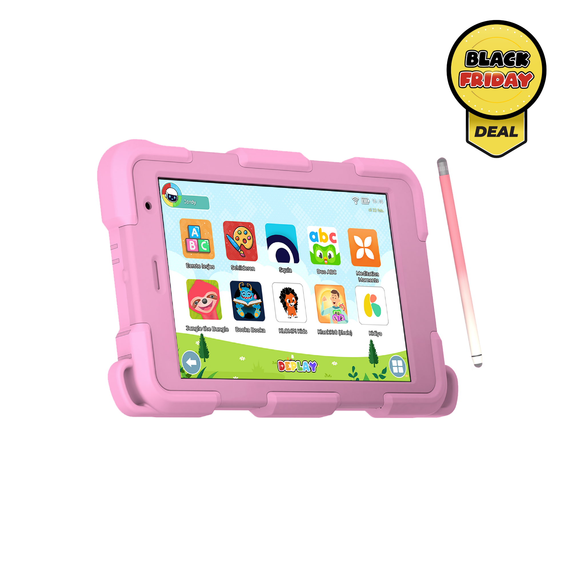 DEPLAY Kids Tablet SMART 5 | Beste Kindertablet | Blauw of Roze