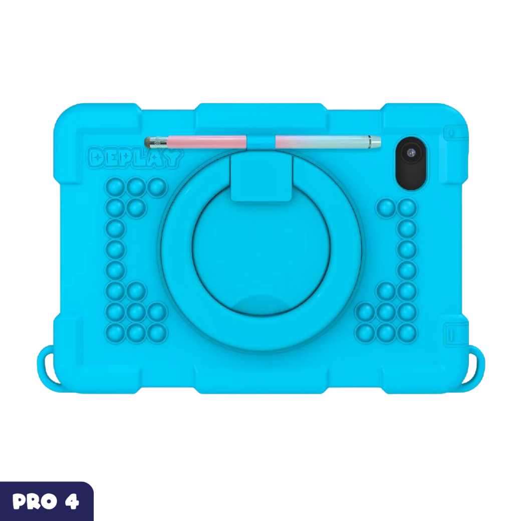 DEPLAY Kids Tablet Beschermhoes PRO 4 - Blauw