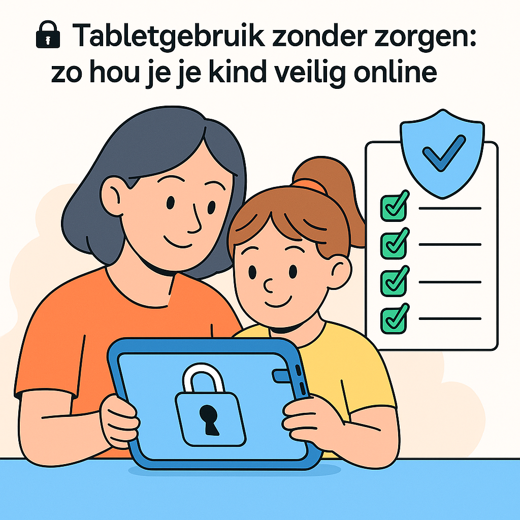 🔒 Tabletgebruik zonder zorgen: zo hou je je kind veilig online
