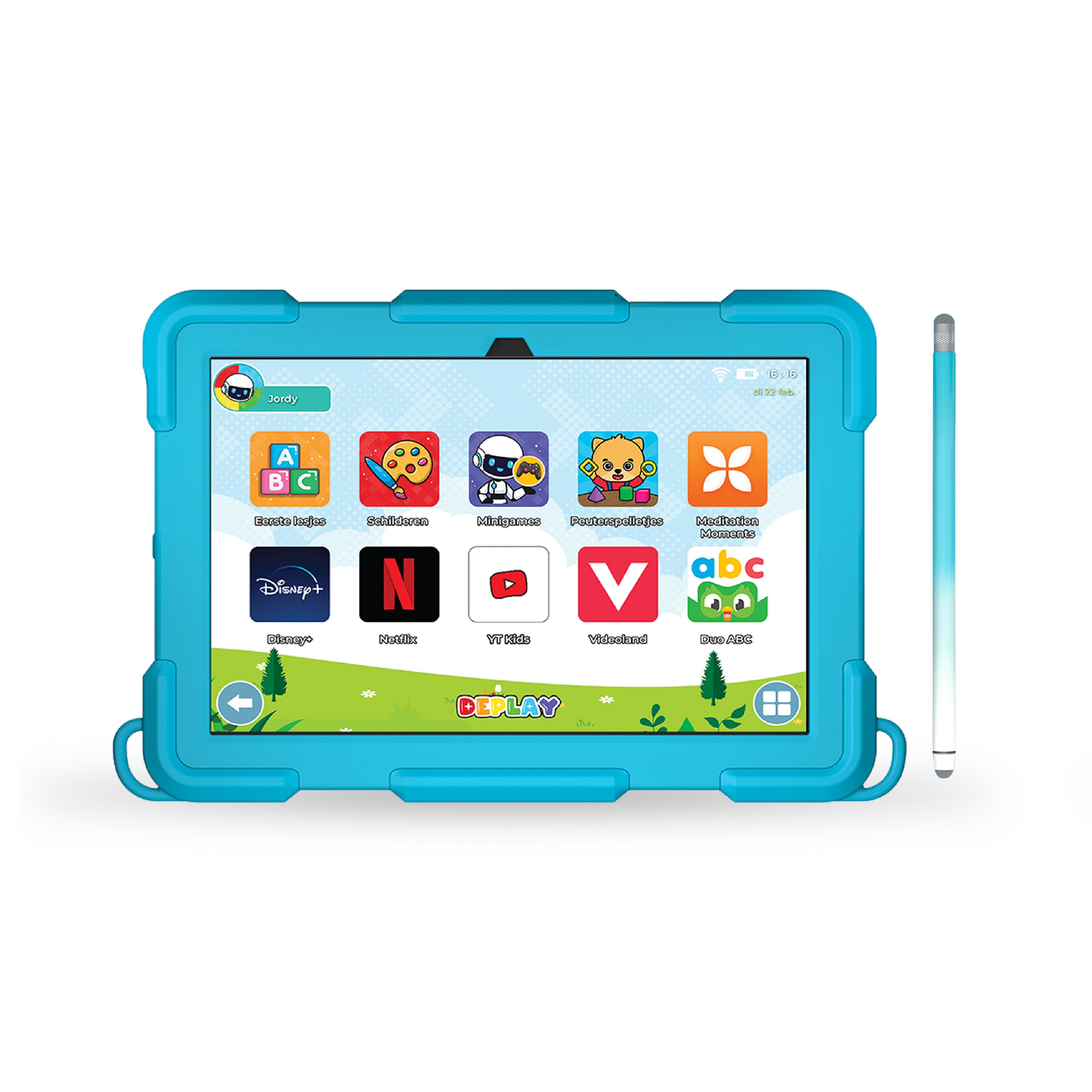 DEPLAY Kids Tablet (10') PRO 4  - Blauw of Roze