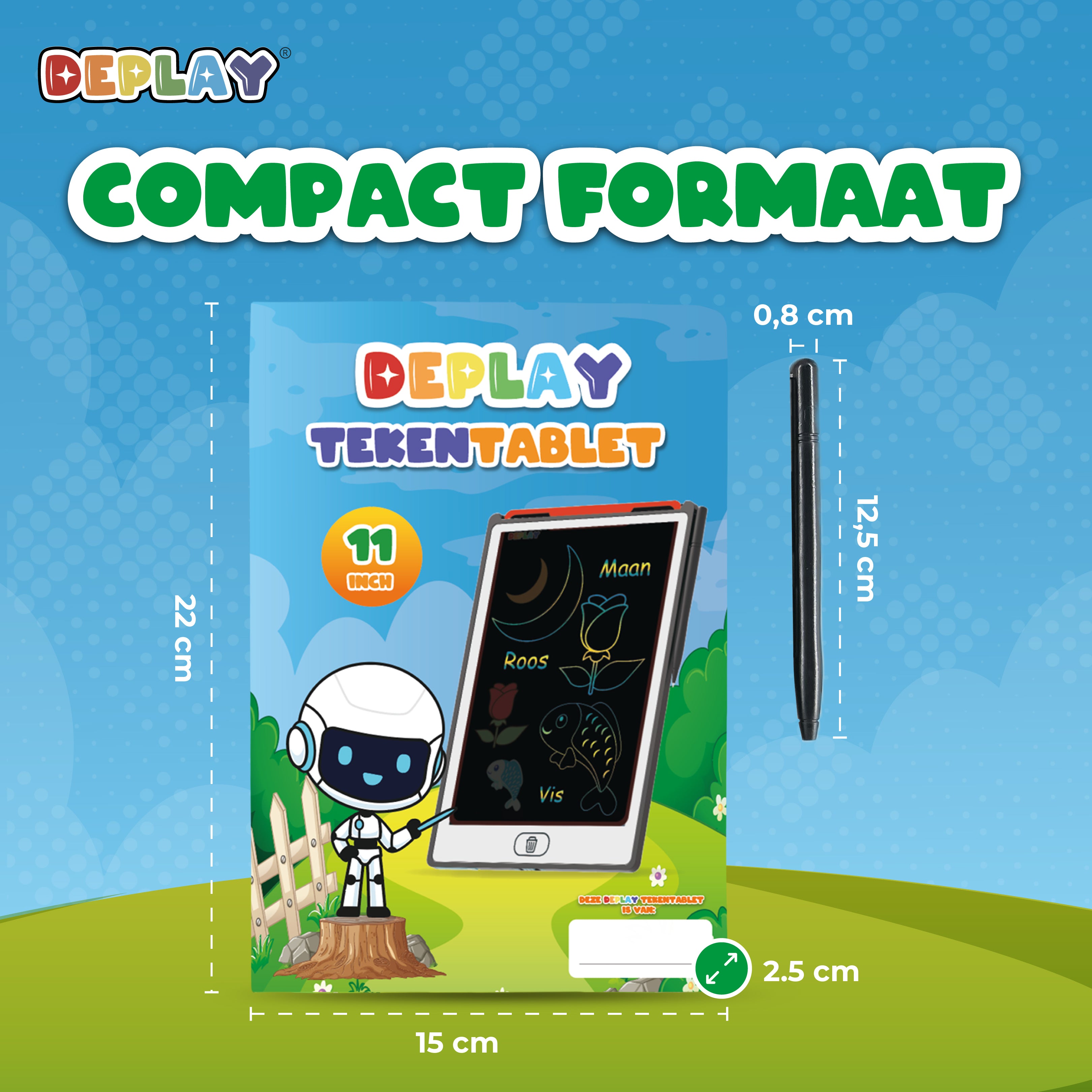 DEPLAY Tekentablet 11'| 3-8 Jaar