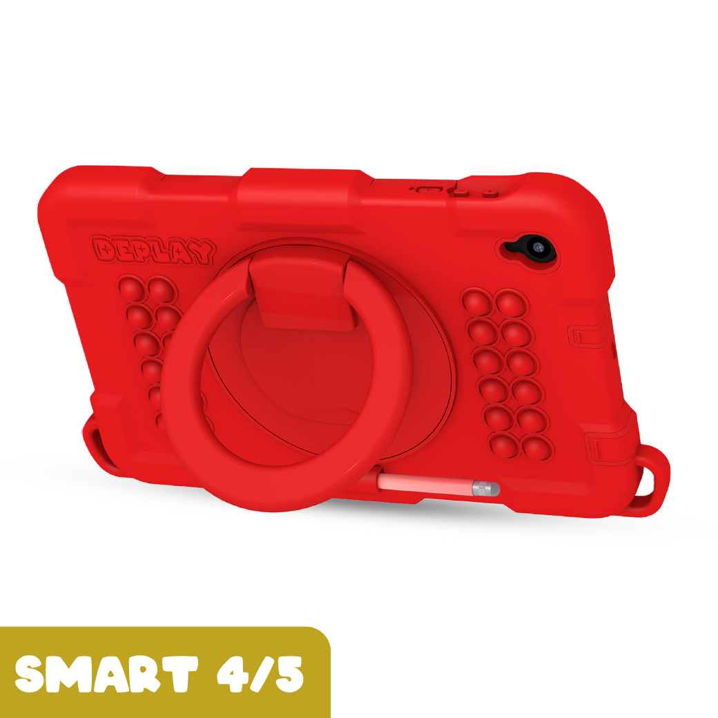 DEPLAY Kids Tablet Beschermhoes SMART 4/5 - Rood