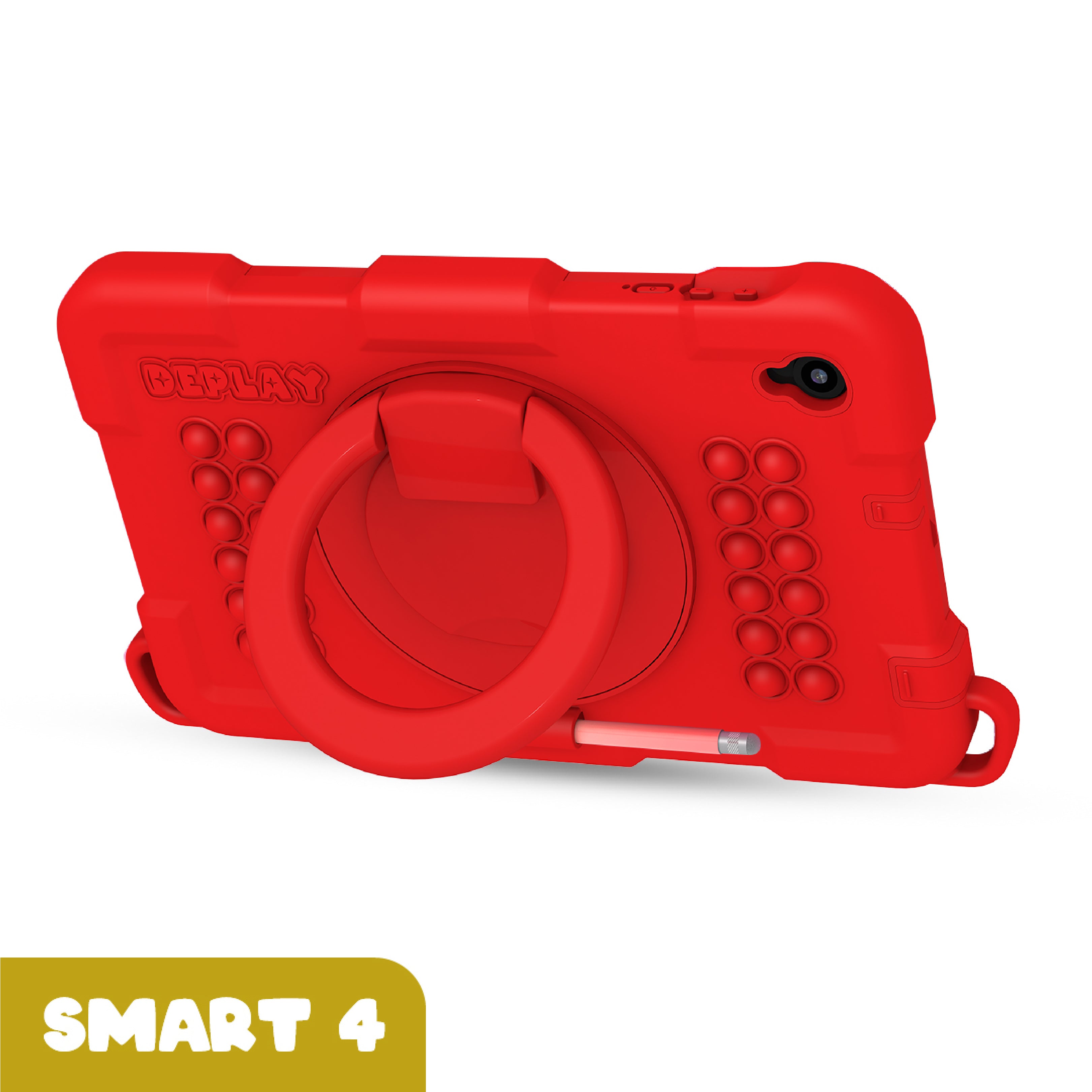 DEPLAY Kids Tablet Beschermhoes SMART 4 - Rood