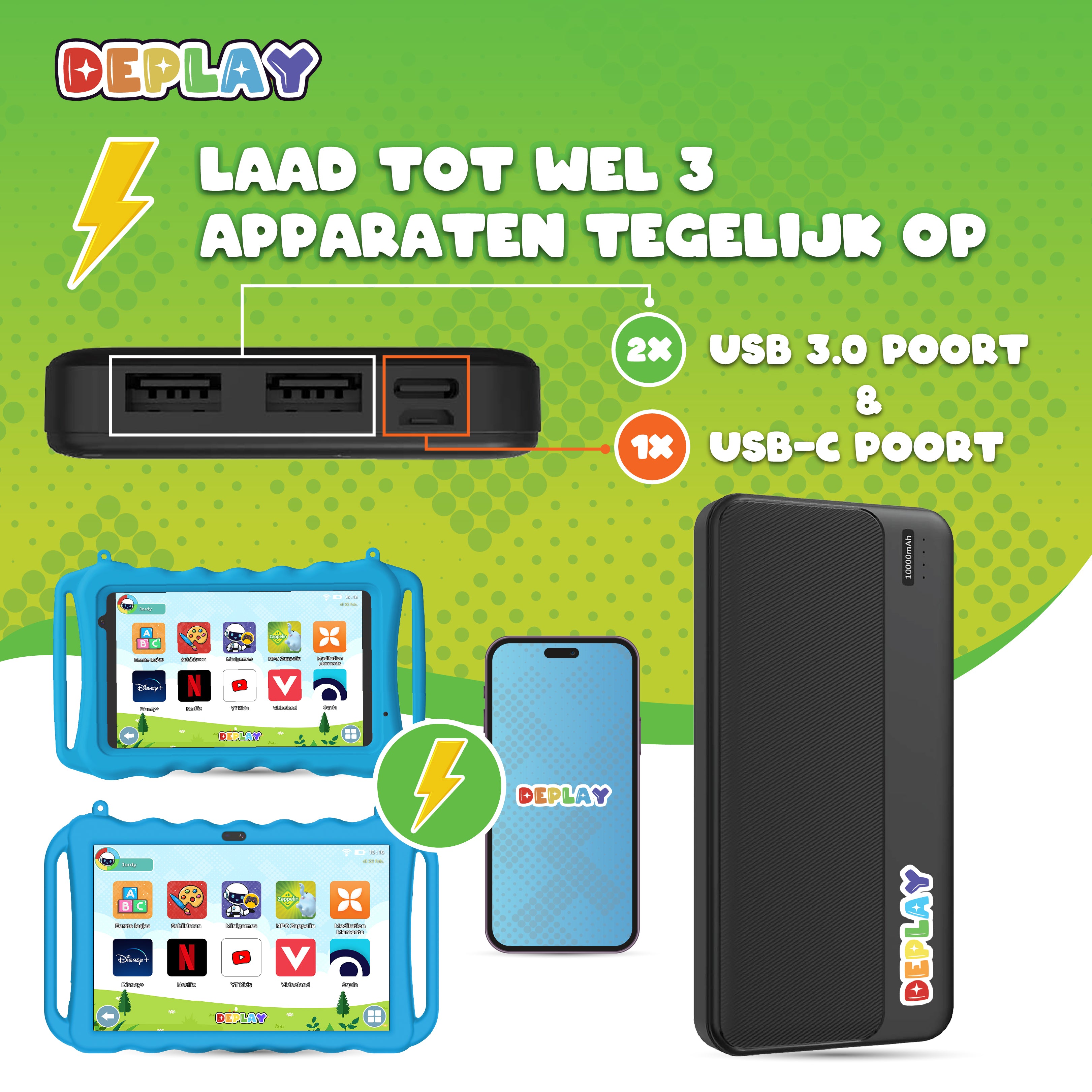 DEPLAY Powerbank 10k