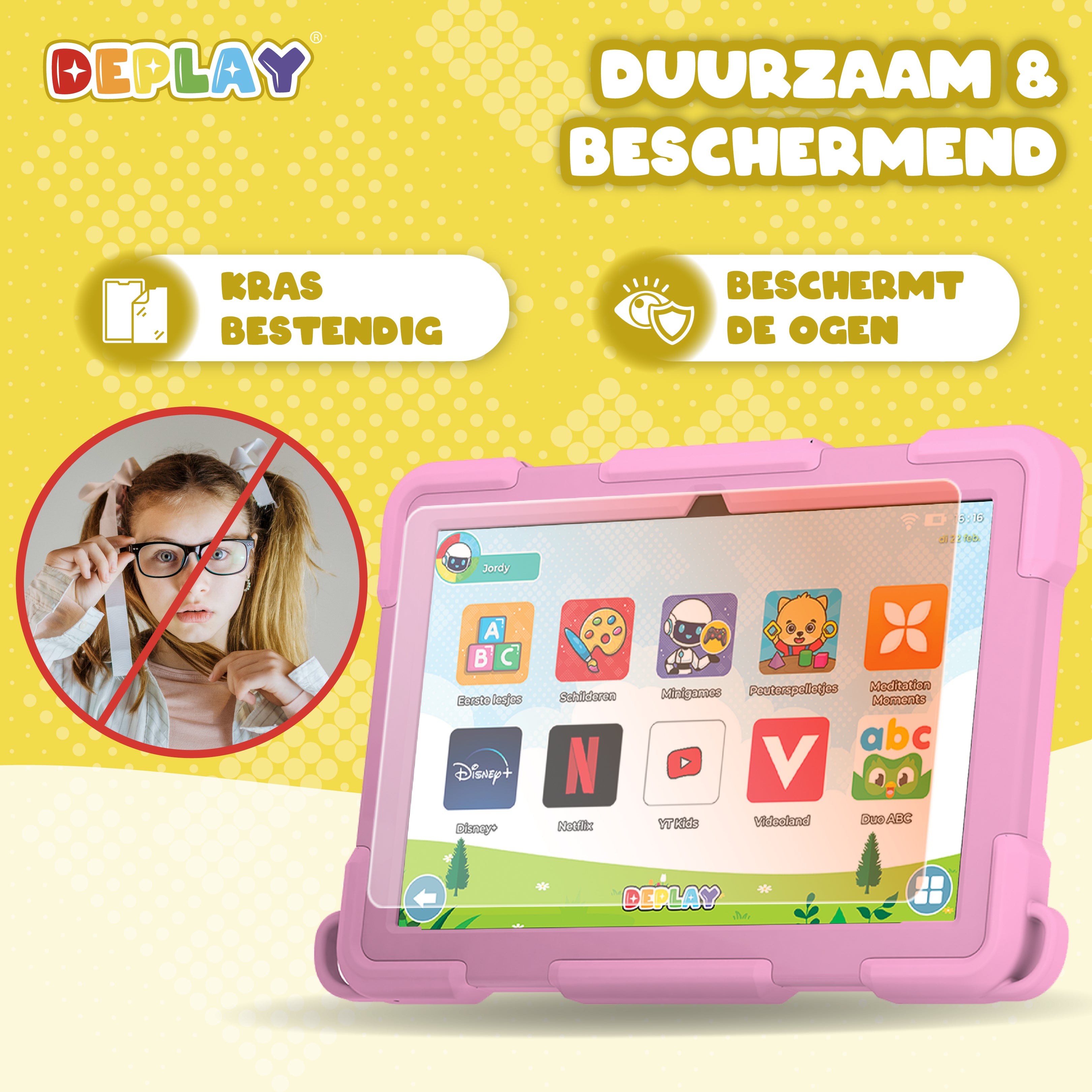 PRO 4 (10") | HD Blauwlicht Screenprotector