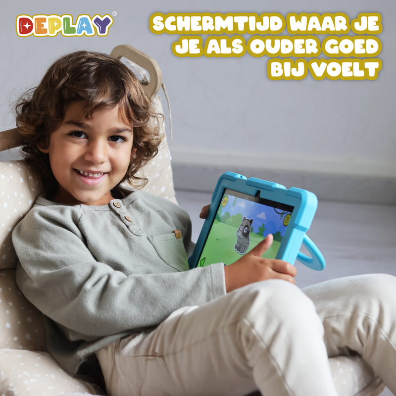 DEPLAY Kids Tablet SMART 5 | Beste Kindertablet | Blauw of Roze