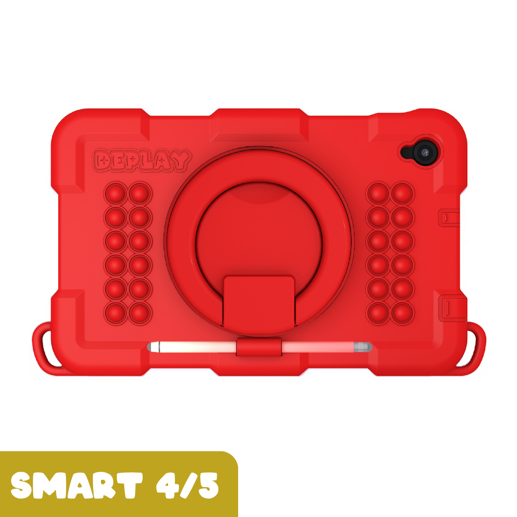 DEPLAY Kids Tablet Beschermhoes SMART 4/5 - Rood