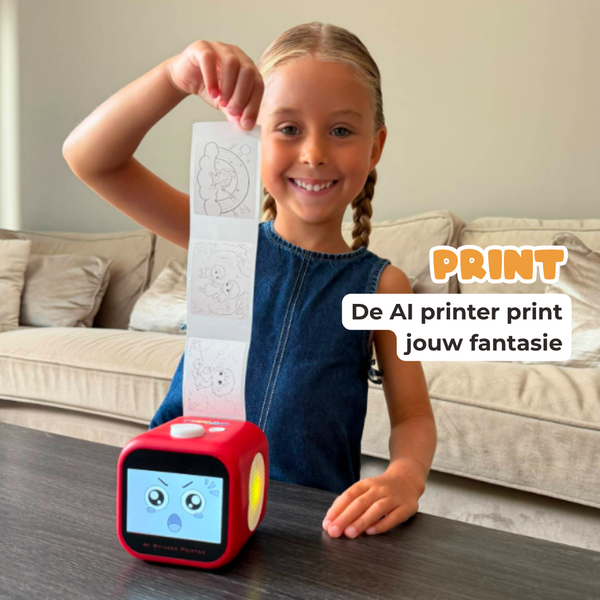 DEPLAY AI Printer waarmee kinderen hun eigen stickers printen