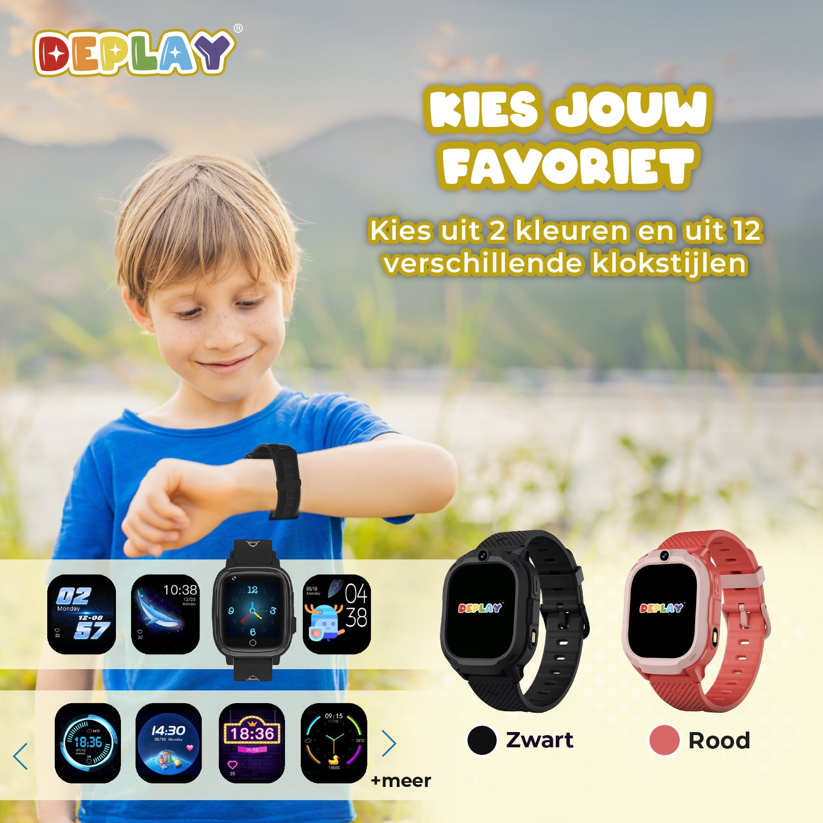 DEPLAY 4G KidsWatch Explorer | 4-8 jaar | GPS Horloge Kind