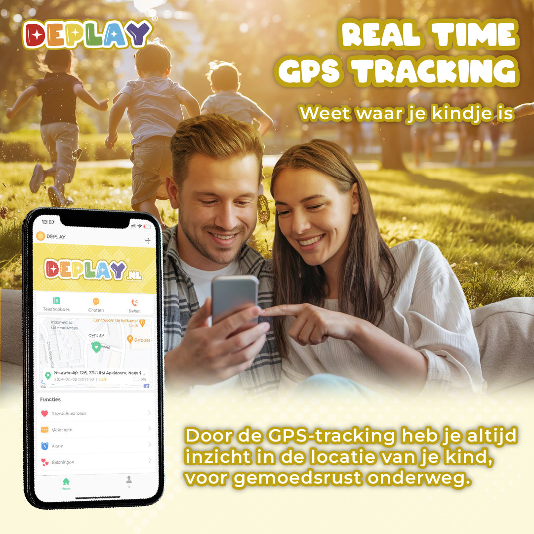 DEPLAY 4G KidsWatch | GPS Horloge Kind | Paars