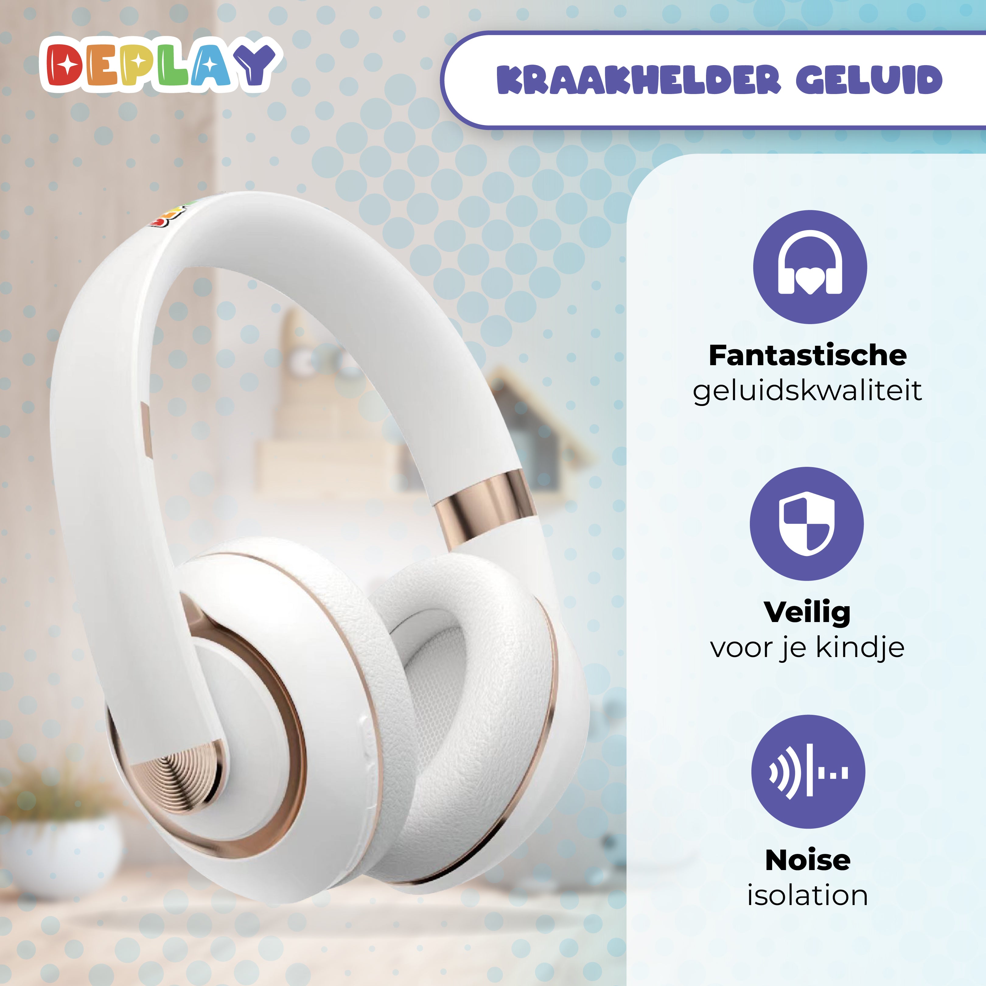 DEPLAY Headphone - Wit