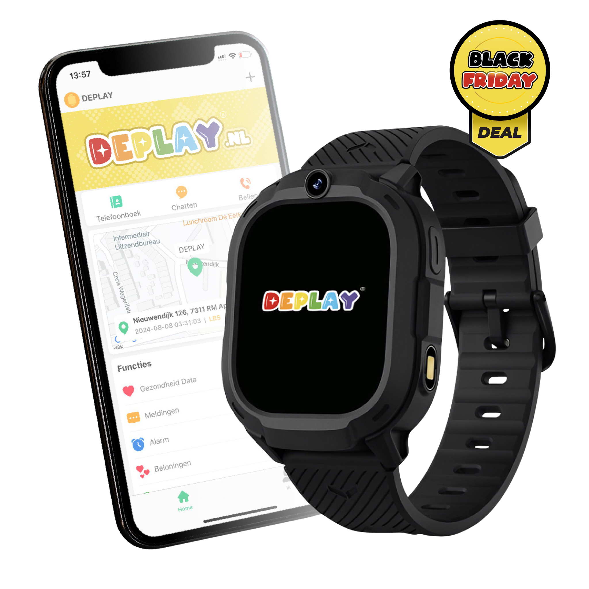 DEPLAY 4G KidsWatch Explorer | 4-8 jaar | GPS Horloge Kind