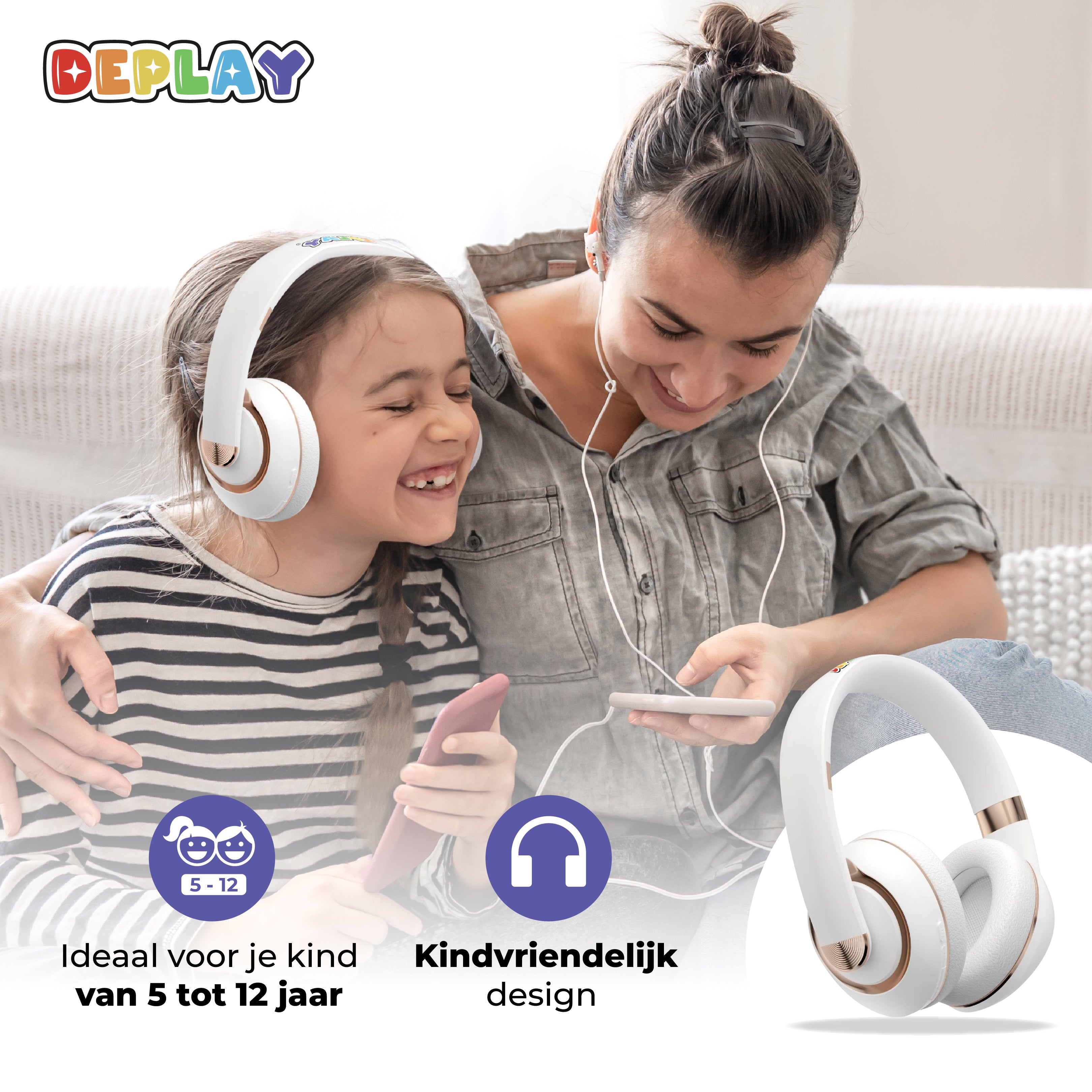DEPLAY Headphone - Wit