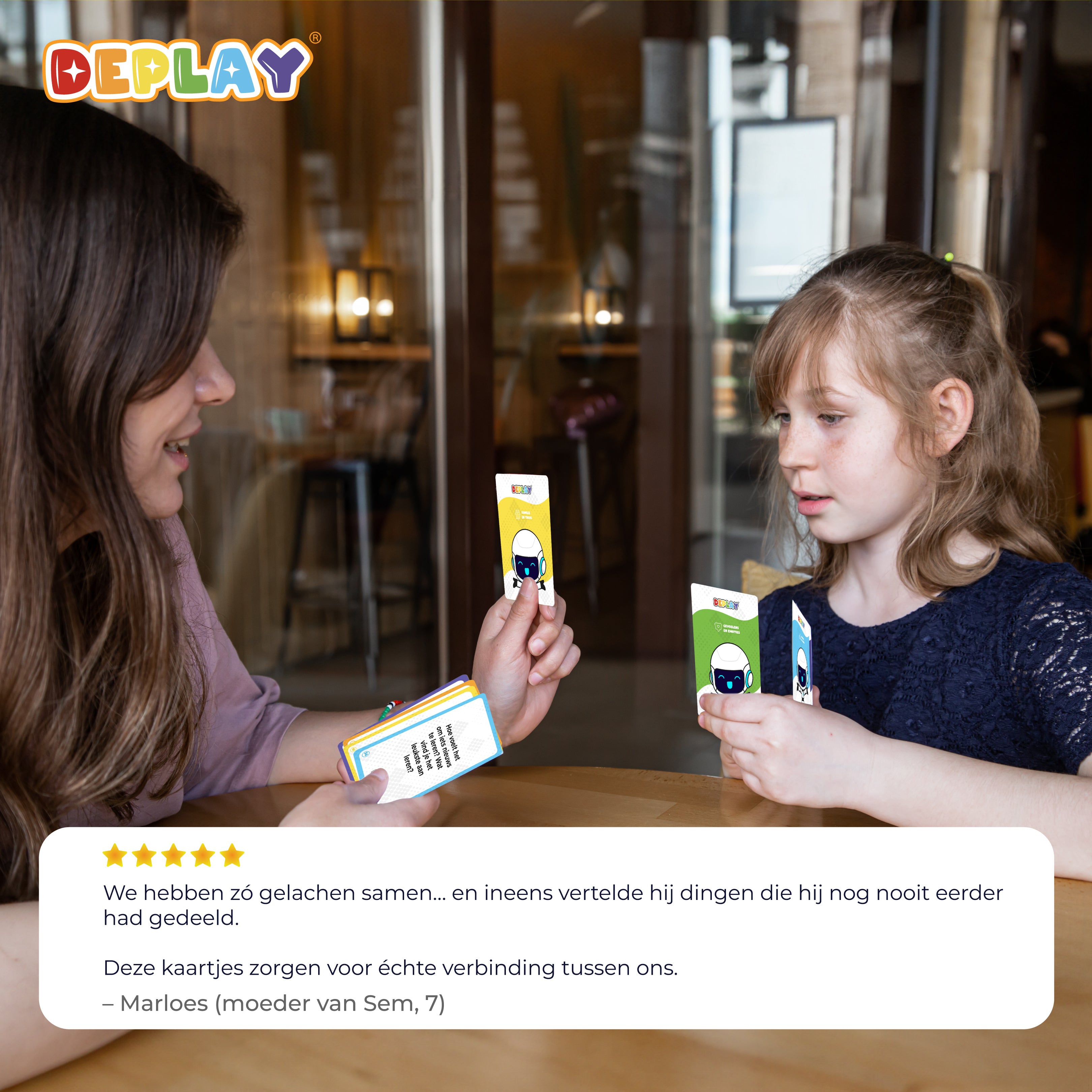 DEPLAY Gespreksstarters - Voor échte gesprekken met je kind! (6+ jaar)