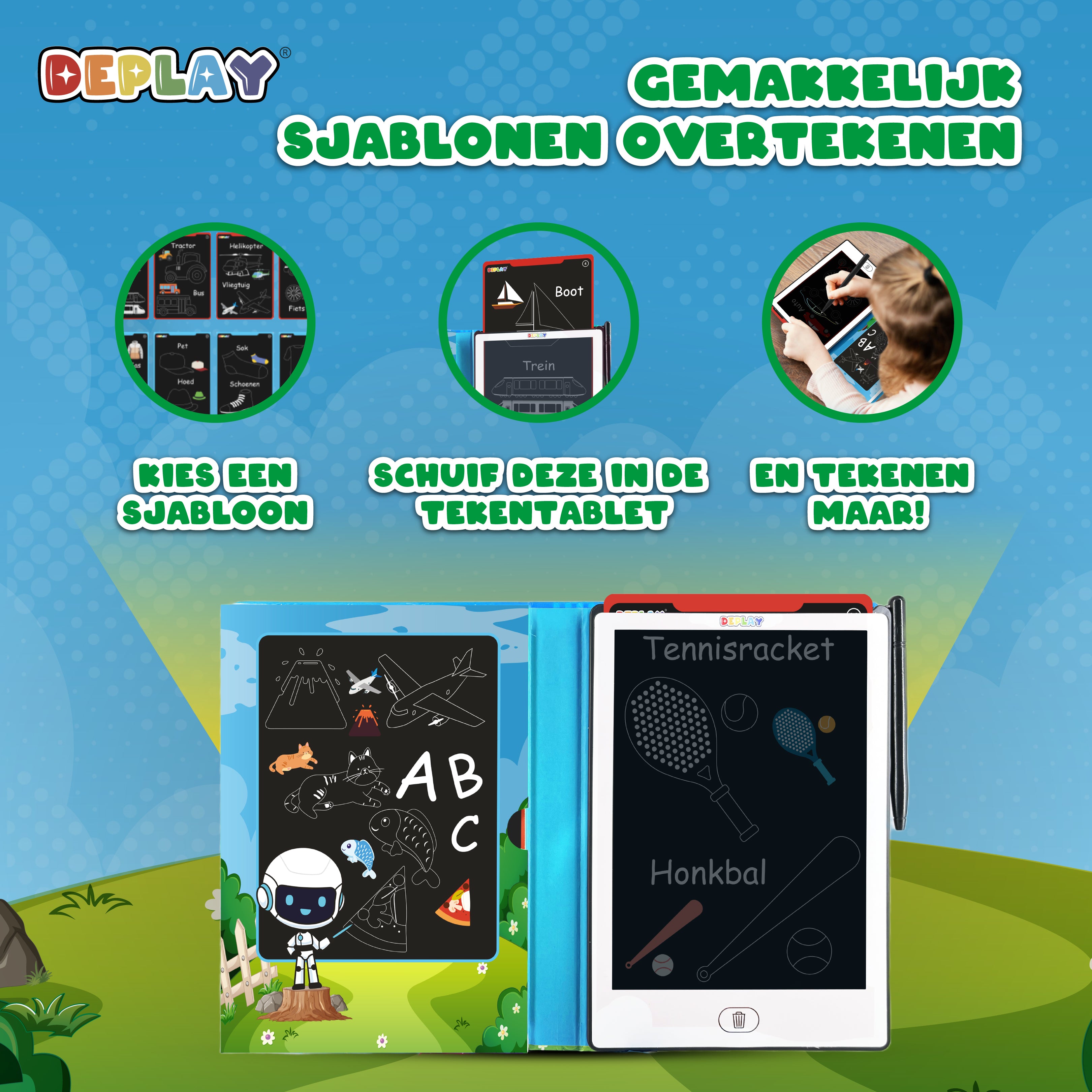 DEPLAY Tekentablet 11'| 3-8 Jaar