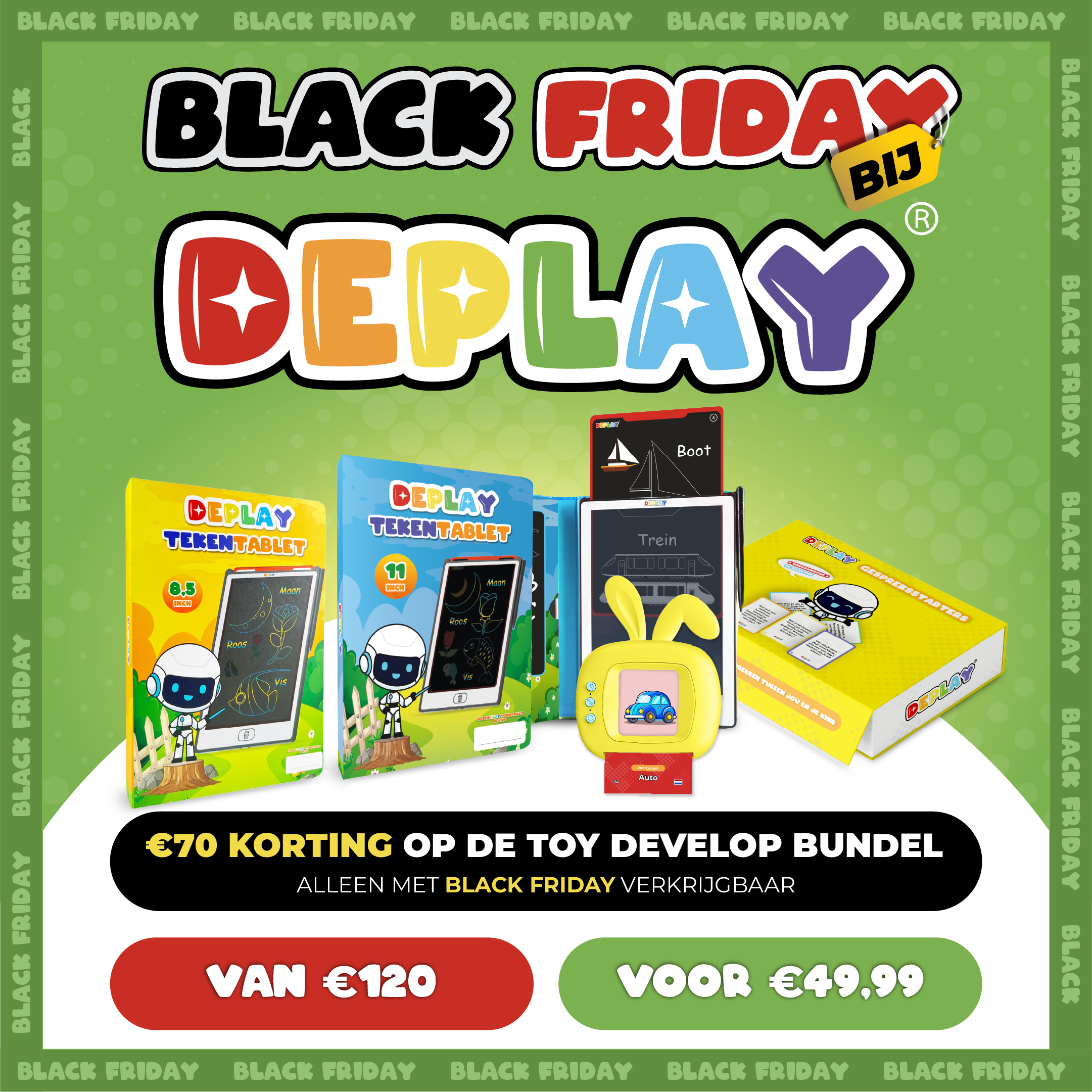 Educatief speelgoed bundel: Tekentablet 8', Tekentablet 11', Praatkaarten en gespreksstarters