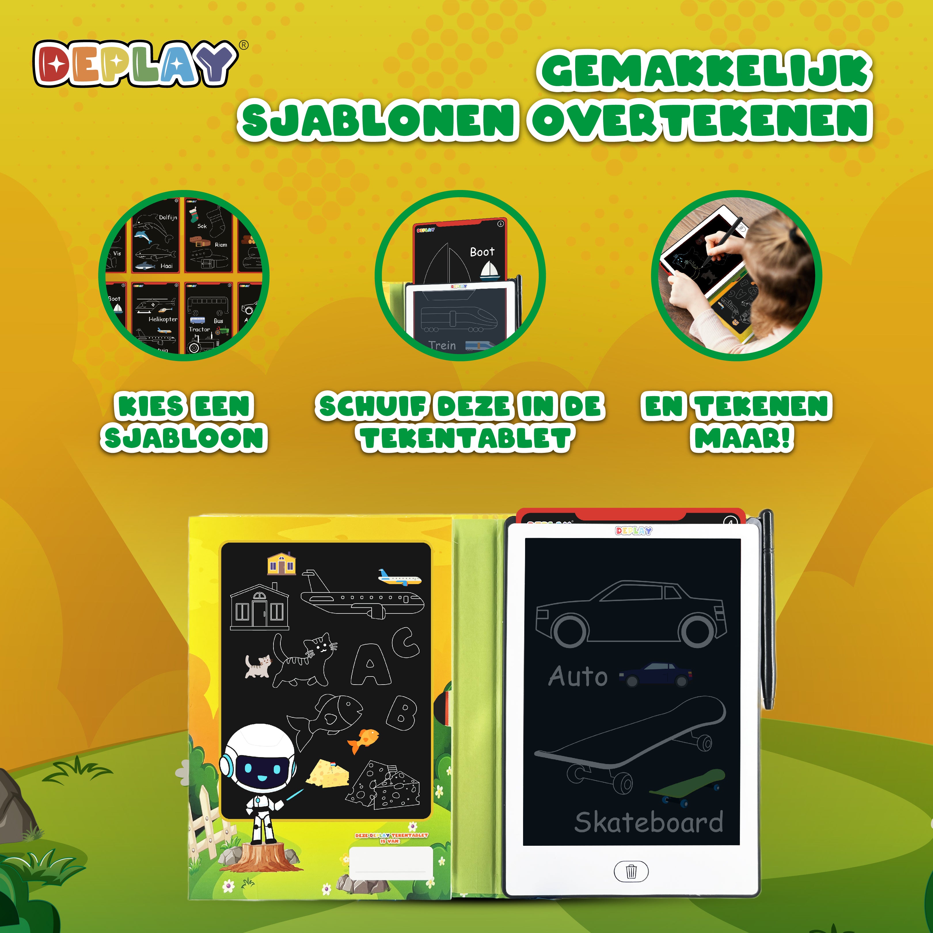 DEPLAY Tekentablet 8' | 3-8 Jaar