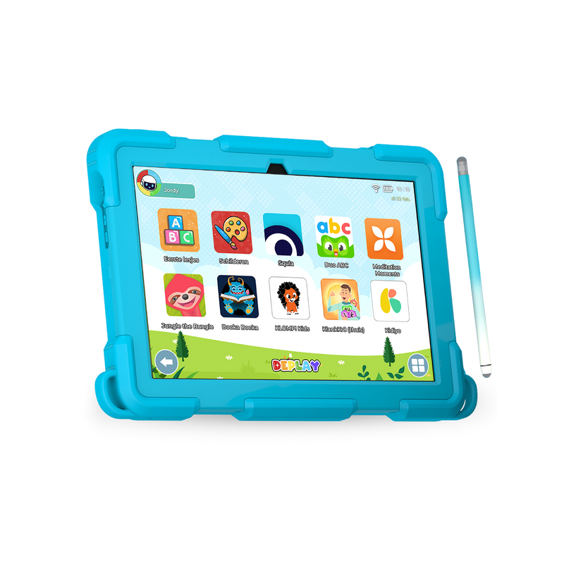DEPLAY Kids Tablet (10') PRO 4 | Beste Kindertablet | Blauw of Roze