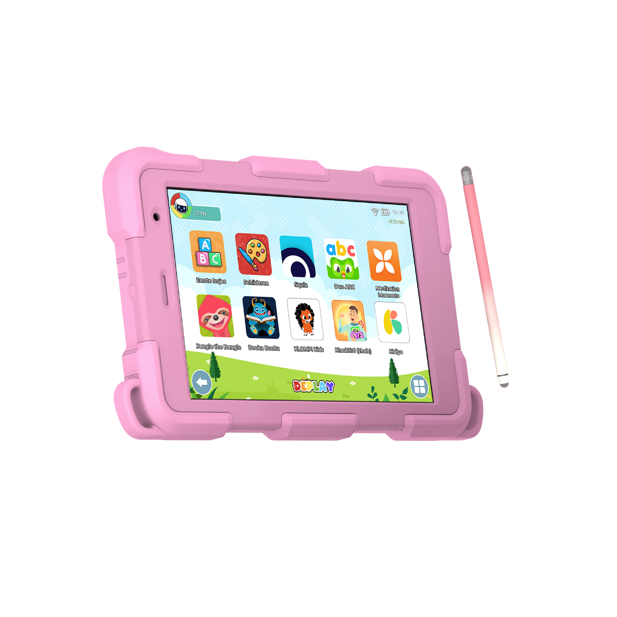 DEPLAY Kids Tablet SMART 4 | Beste Kindertablet | Blauw of Roze