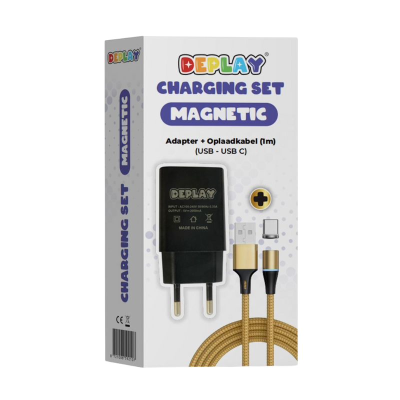 DEPLAY Kids Tablet Magnetische Oplader - USB C