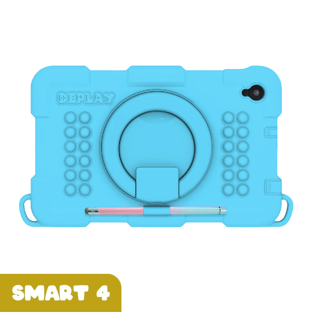 DEPLAY Kids Tablet Beschermhoes SMART 4 - Blauw