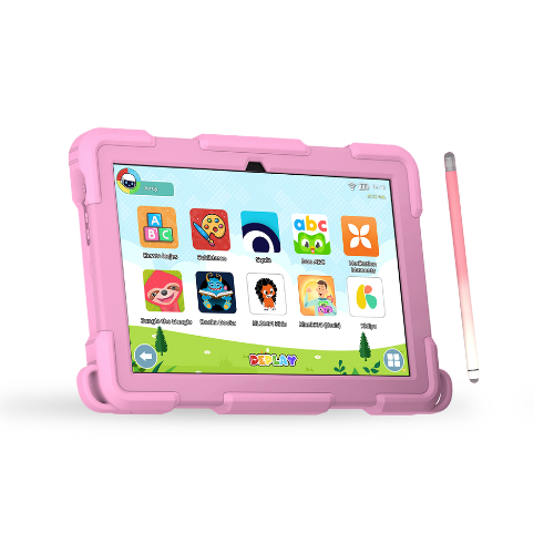 DEPLAY Kids Tablet (10') PRO 4 | Beste Kindertablet | Blauw of Roze