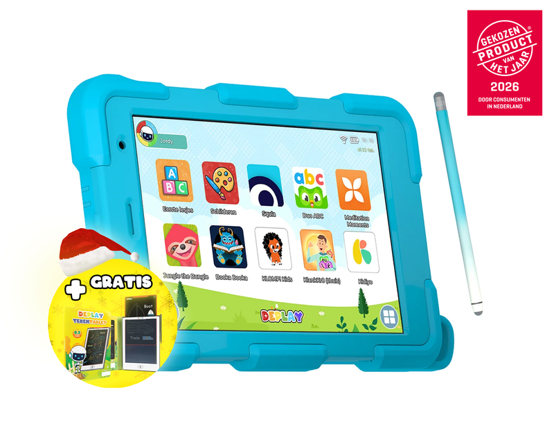 DEPLAY Kids Tablet SMART 5 | Beste Kindertablet | Blauw of Roze