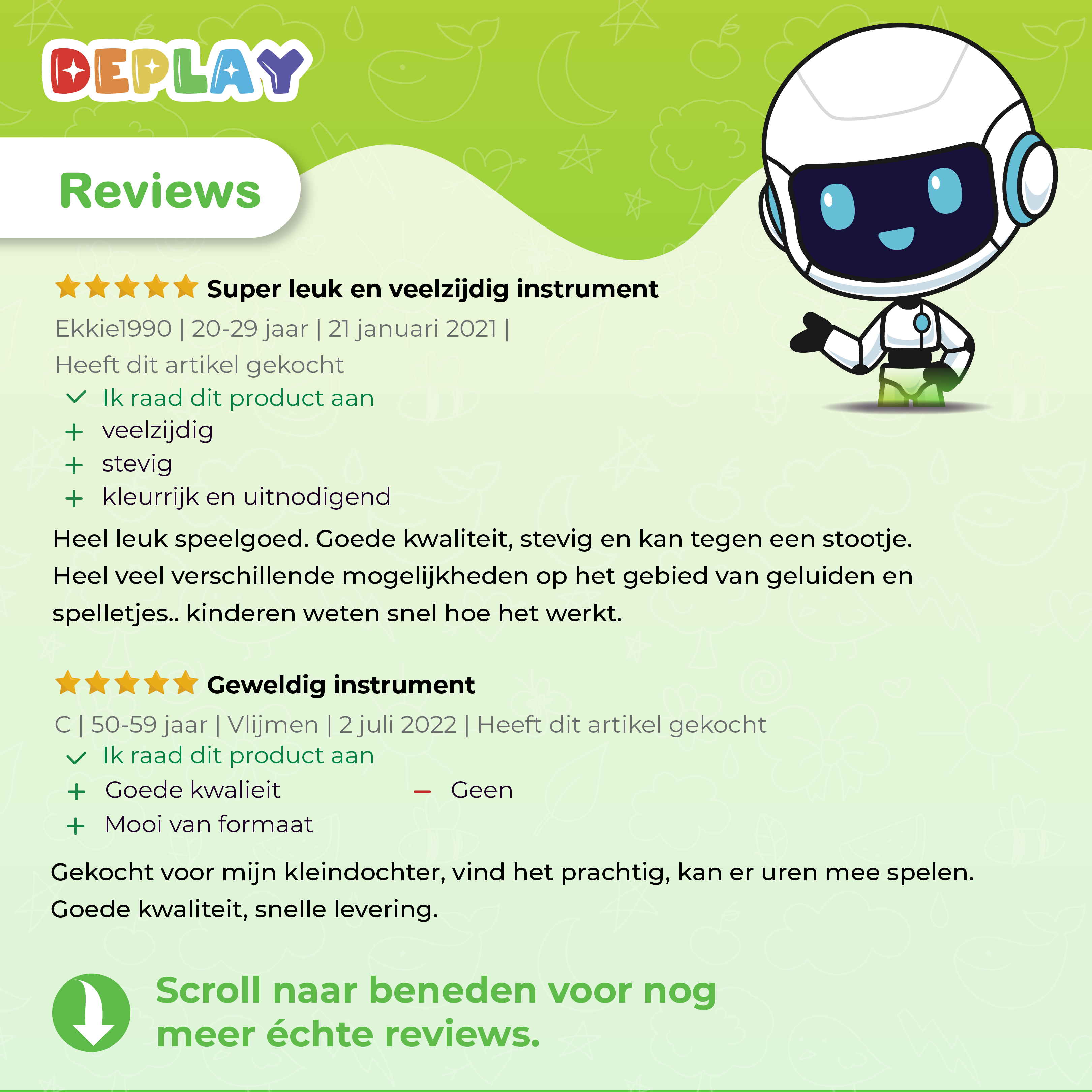 DEPLAY 3-in-1 Xylofoon