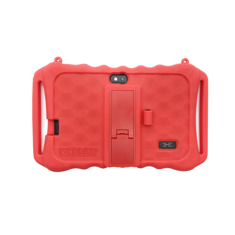 DEPLAY Kids Tablet Siliconen Beschermhoes 7 inch - Rood