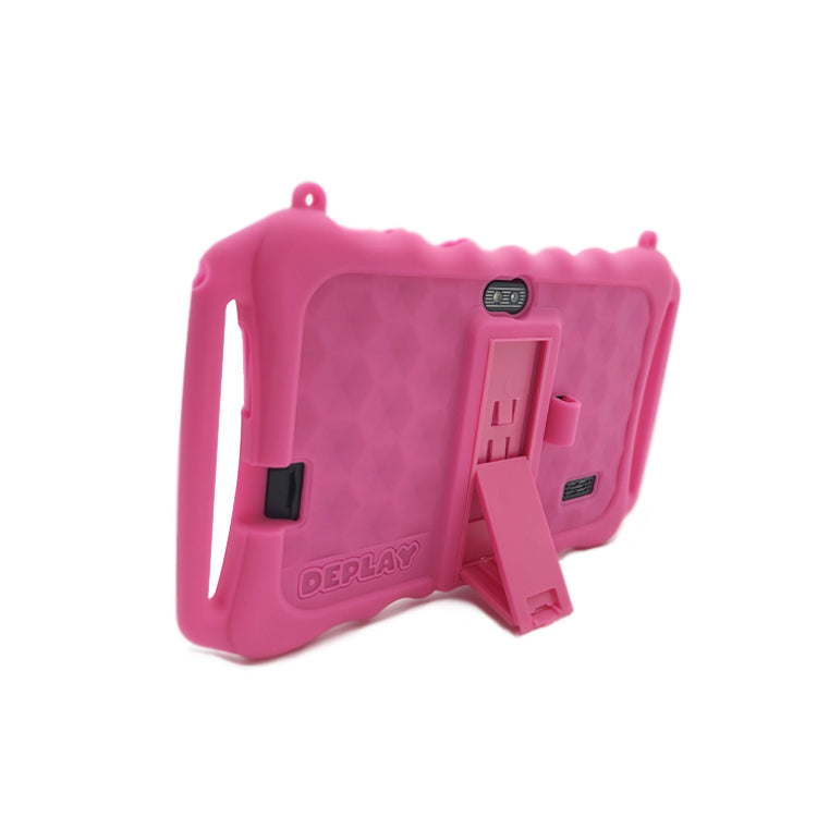 DEPLAY Kids Tablet Siliconen Beschermhoes 7 inch - Roze